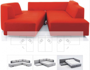 Sofa bed mechanism