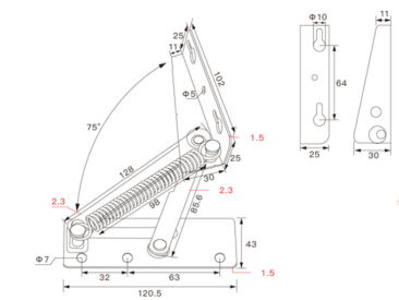 Mechanism with spring