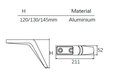 Juoda baldinė kojelė