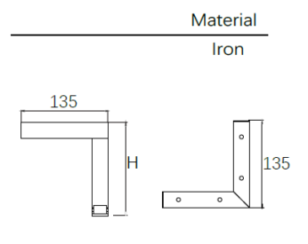 Baldinė kojelė "TEA CHROME"