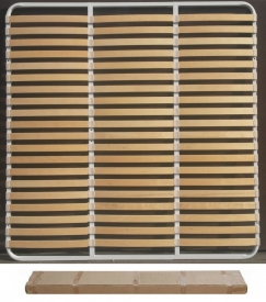 Slatted bed frame - DISASSEMBLED (20 rows of BIRCH Slats)