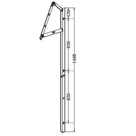 BED LIFT MECHANISM WITH GAS SPRING