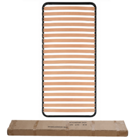 Slatted bed frame - KNOCK-DOWN (20 rows of BIRCH Slats)