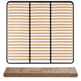 Slatted bed frame - KNOCK-DOWN (20 rows of BIRCH Slats)