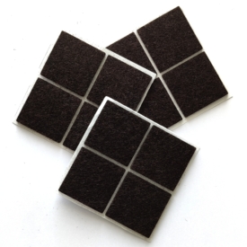 Square felt pads (in sheets)