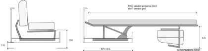CAMPUS - Folding sofa bed mechanism