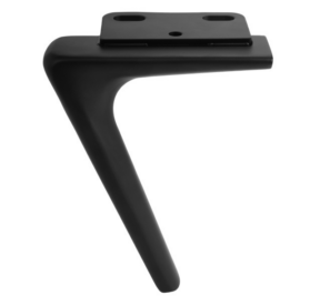 Set of black furniture legs