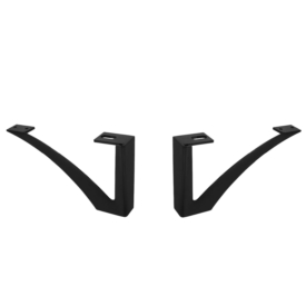 Set of black furniture legs