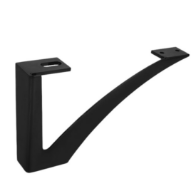 Set of black furniture legs