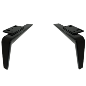 Set of black furniture legs